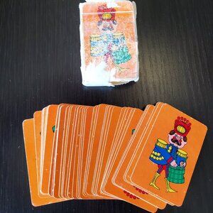 Vintage Whitman Toy Soldier Drummer Full Color MINIATURE Mini Playing Cards